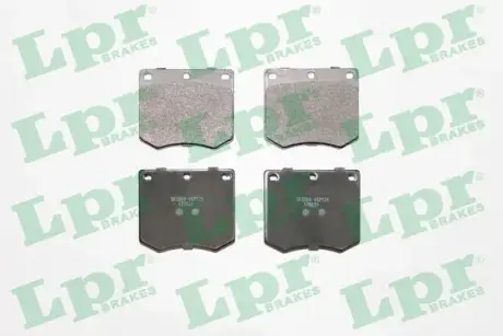 Комплект гальмівних колодок з 4 шт. дисків LPR 05P126