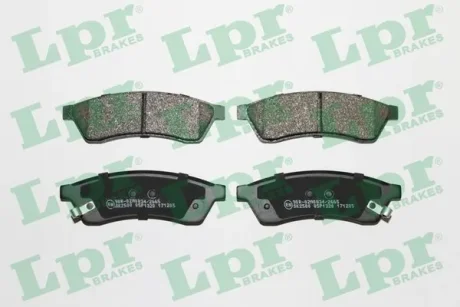 Комплект гальмівних колодок з 4 шт. дисків LPR 05P1320