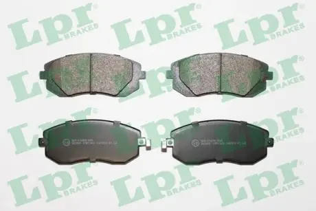 Комплект гальмівних колодок з 4 шт. дисків LPR 05P1363