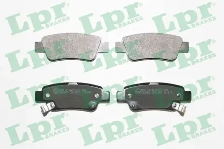 Комплект гальмівних колодок з 4 шт. дисків LPR 05P1455