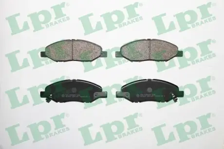 Комплект гальмівних колодок з 4 шт. дисків LPR 05P1497