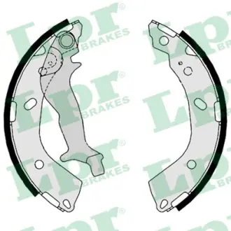 Тормозные колодки барабанные LPR 08760