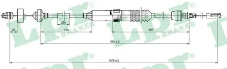 Трос зчеплення LPR C0198C