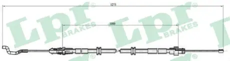 Трос ручного гальма LPR C1039B