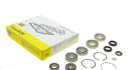 Комплект підшипників коробки передач ABARTH 500 / 595 / 695 ALFA ROMEO 145, 146, 147, 156, MITO FIAT 500, 500 C, 500L, 500X, BRAVA, BRAVO I, DOBLO, DOBLO/MINIVAN, FIORINO/MINIVAN 1.3D-2.0 06.93- LuK 462 0334 10
