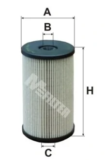 Фільтр паливний 1.9/2.0 TDI/SDI Caddy III 04.06> (2K-6-090001>)/Golf V/Octavia A5 Mfilter DE 3128