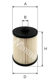 Фільтр паливний Volvo S60/S80/XC70/XC90 2.4D -10 Mfilter DE 3153