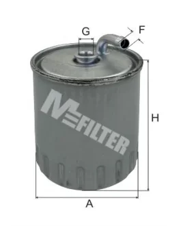 Фільтр паливний MB C-клас (W203) CDI 00-07 Mfilter DF 3569