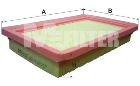 Фільтр повітряний Accent/Mazda 626/929 86-05 Mfilter K 401