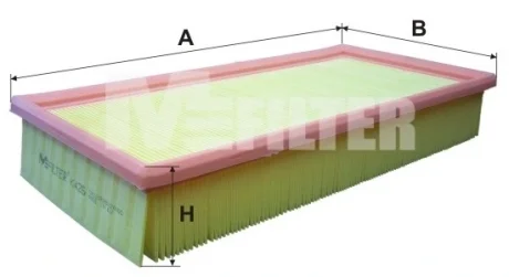 Фільтр повітряний Volvo S40/V40 1.9 DI 00- Mfilter K 426