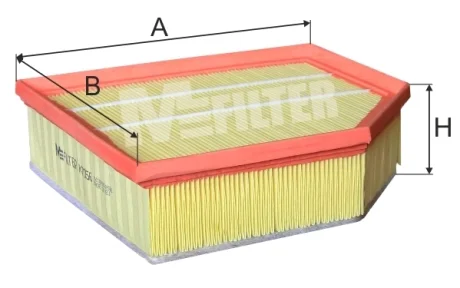 Фільтр повітряний Volvo S60/V70II/XC70/XC90 2.4D 01-14 Mfilter K 7056