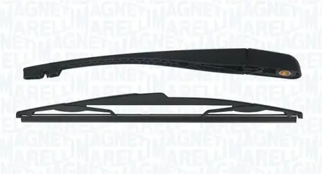 Важіль склоочисника із щіткою задн PEUGEOT 206 08.98-12.12 MAGNETI MARELLI 000723180108