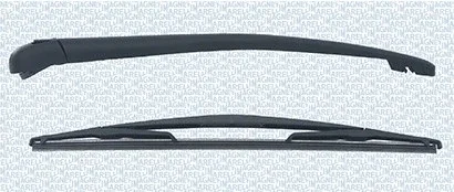 MAGNETI MARELLI OPEL Щітка склоочисника задня з важелем, 400 мм, VIVARO A 01- Magneti Marelli 000723180410