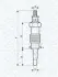 Свічка розжарювання FORD, HONDA,ISUZU,IVECO [] MAGNETI MARELLI 062580704304 (фото 1)
