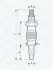 Свічка розжарювання (аналог арт. PX61) ESCORT, FIESTA, MONDEO [] MAGNETI MARELLI 062900008304 (фото 1)