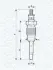 Свічка розжарювання Renault Clio,Megane 1.9D MAGNETI MARELLI 062900016304 (фото 1)