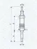 Свічка розжарювання MB Sprinter 2.9TDI OM602 96-00 (UX23A) MAGNETI MARELLI 062900046304 (фото 1)