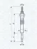 Свічка розжарювання Toyota Land Cruiser 93-02 (11V) (UC51A) MAGNETI MARELLI 062900068304 (фото 1)