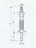Свічка розжарювання HYUNDAI 2,5 MITSUBISHI 2,3/2,5 NISSAN 2,3/2,5 MAGNETI MARELLI 062900072304 (фото 1)