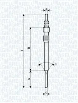 Свічка розжарювання MAGNETI MARELLI 062900090304