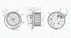 Вентилятор салону AUDI A3, Q3 RENAULT MEGANE II SEAT ALHAMBRA, ALTEA, ALTEA XL, LEON, TOLEDO III SKODA OCTAVIA II, SUPERB II, YETI VW CADDY ALLTRACK IV, CADDY III 1.0-Electric 02.03-12.22 Magneti Marelli 069412229010 (фото 1)
