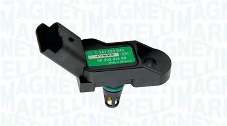 Датчик тиску у впускному колекторі (4 pin) CITROEN BERLINGO, BERLINGO MULTISPACE, BERLINGO/MINIVAN, C2, C3 I, C3 II, C3 PLURIEL, C4, C4 GRAND PICASSO I, C4 I, C4 PICASSO I, C5 II 1.1-2.2 04.93- MAGNETI MARELLI 215810009700