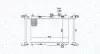 FORD радіатор охолодження B-Max,Fiesta VI 1.25/1.4 08- MAGNETI MARELLI 350213142100 (фото 1)