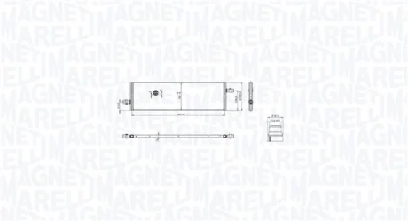 TESLA Радіатор сист. охолодження MODEL 3 Magneti Marelli 350213217100