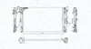 Радіатор MERCEDES VIANO 3.0-3.2-2.0/2.2 [] MAGNETI MARELLI 350213955000 (фото 2)