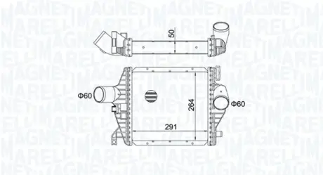 DB Інтеркулер Vito 2.2CDI 99- MAGNETI MARELLI 351319204220