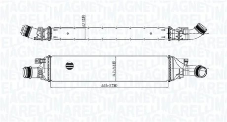AUDI Інтеркулер Q3 2.0 11 Magneti Marelli 351319205600