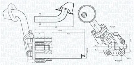 Масляний насос MAGNETI MARELLI 351516000005