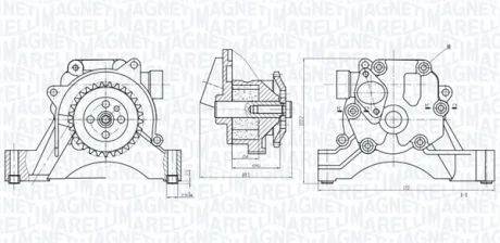 VW помпа мастила Audi A1/3,Golf VI,Passat,Tiguan,Touran,Skoda Fabia,Octavia,SuperB 1.4TFSI MAGNETI MARELLI 351516000034