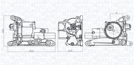CITROEN Помпа оливи Berlingo 1,6THP/VTi 08- MAGNETI MARELLI 351516000047