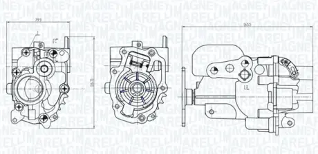 Помпа оливи DB W205 1.6d 180-200BlueTEC MAGNETI MARELLI 351516000055