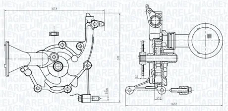 Помпа оливи CITROEN 1.2 VTi MAGNETI MARELLI 351516000087