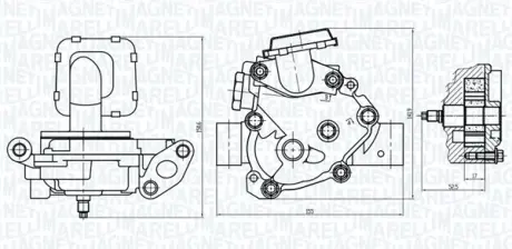 TOYOTA Оливний насос HIGHLANDER 2.4 00-, CAMRY 2.4 01-, RAV 4 II 2.4 03-, RAV 4 III 2.4 05- MAGNETI MARELLI 351516000091