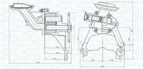 VW Оливний насос Golf -98 Magneti Marelli 351516000096