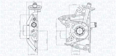 HYUNDAI Оливний насос ACCENT I 94-, ACCENT II 00- MAGNETI MARELLI 351516000113