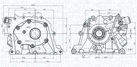 FORD Оливний насос Focus, Fiesta, MAZDA MAGNETI MARELLI 351516000127