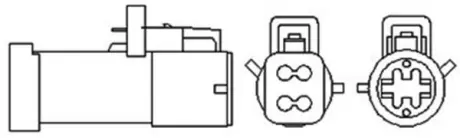 FORD Лямбда-зонд (4 конт.) Escort 1,1-1,6, Mondeo, Scorpio 2,0, Fiesta 1,1-1,6 MAGNETI MARELLI 466016355012
