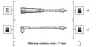 Комплект проводів запалювання AUDI 80 B3, 80 B4 SEAT CORDOBA SKODA OCTAVIA I VW GOLF II, GOLF III, POLO, POLO III, POLO III CLASSIC, TRANSPORTER T4, VENTO 1.0-2.0 08.83-09.04 MAGNETI MARELLI 941318111129 (фото 1)