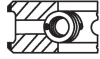 Комплект поршневих кілець Mahle 001RS001110N1 (фото 3)