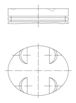 Поршень Mahle 005 24 01
