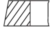 Кільця поршневі Fiat Ducato 2.3JTD 06- (88.00mm/STD) (2.5-2-2.5) MAHLE / KNECHT 009 86 N0 (фото 2)