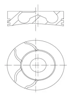 Поршень MAHLE / KNECHT 010 15 02