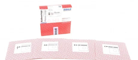 Кільця поршневі Opel Astra G 1.4 16V/Corsa C 1.4 98-09 (77.60mm/STD) (1.2-1.5-2) MAHLE / KNECHT 012 10 N0