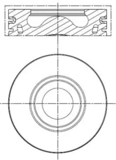 Поршень MAHLE / KNECHT 013 PI 00136 000
