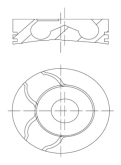 Поршень Mahle 021 PI 00122 002