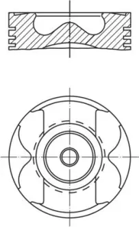 Поршень MAHLE / KNECHT 021 PI 00125 000